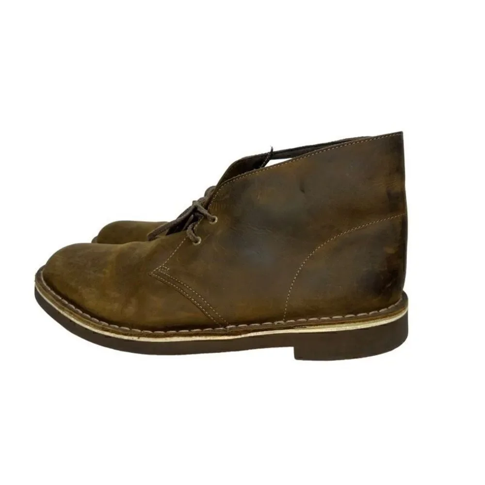 Clark’s Chukka Desert Brown Leather Boots 15522 Size 11